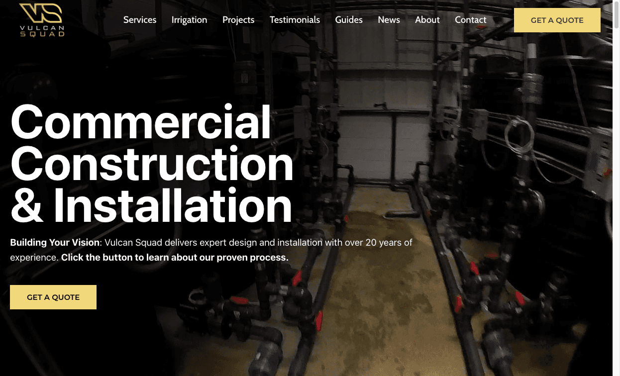 Vulcan Squad website